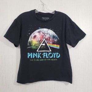 Pink Floyd Dark side of the moon graphic cropped t-shirt